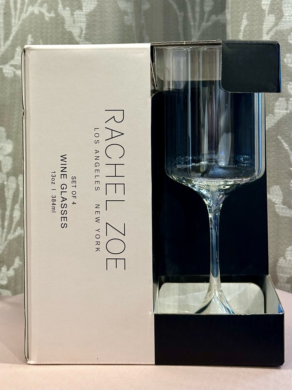 Rachel Zoe Designer Wine Glasses — Set of 4
